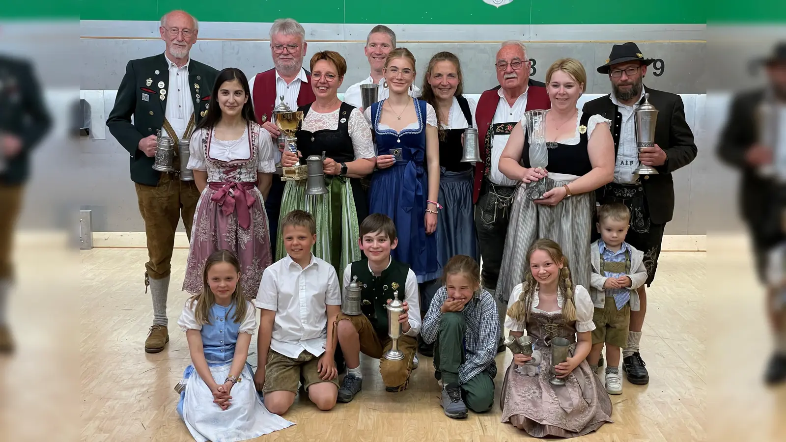 Bei den Gewinnerinnen und Gewinnern der SG Hechendorf-Güntering war die Freude groß. (Foto: SG Hechendorf-Güntering)