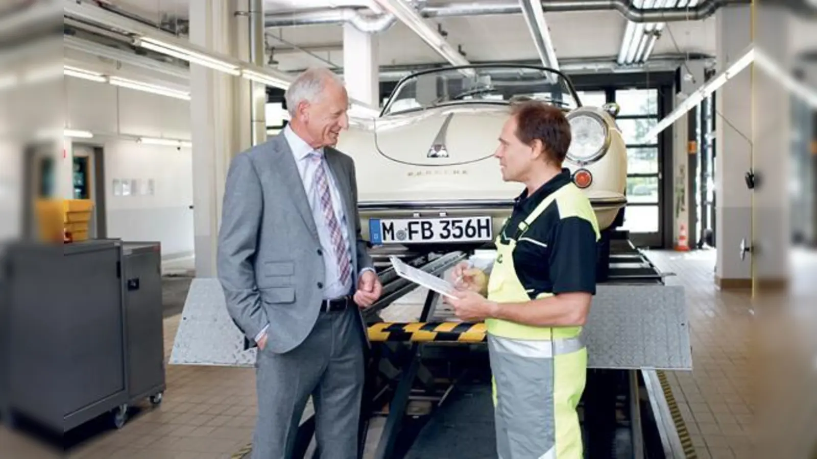 Was ist der Veteran wert? Aufschluss gibt die Oldtimerbewertung im ADAC Prüfzentrum München.	 (Foto: ADAC)