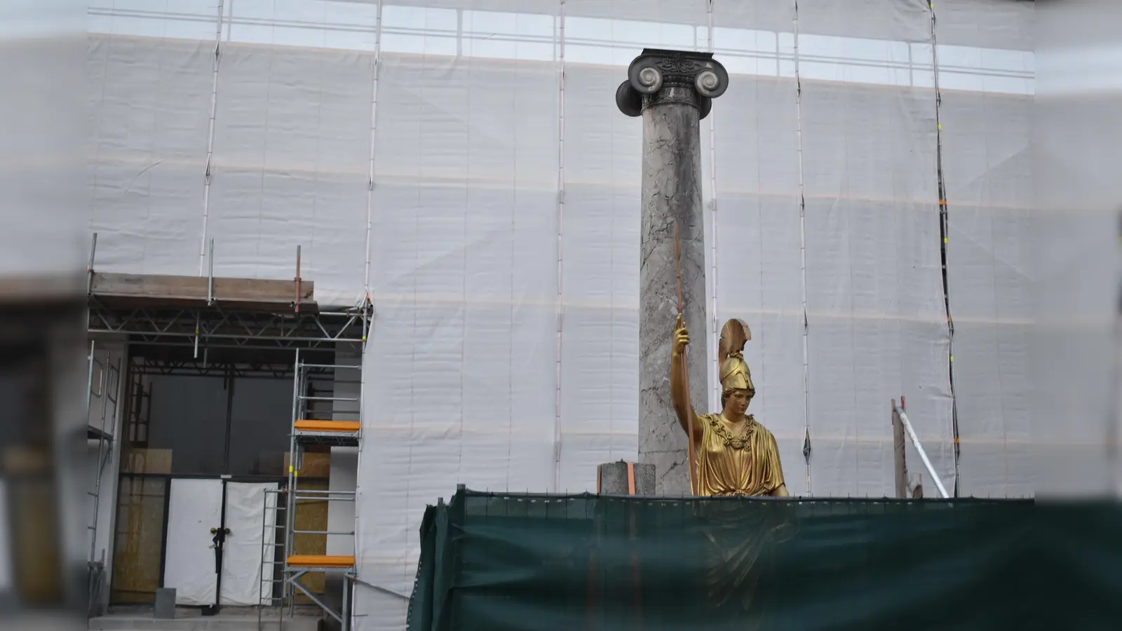 Out of order: Die Glyptothek ist noch bis mindestens November geschlossen. (Foto: Daniel Mielcarek)