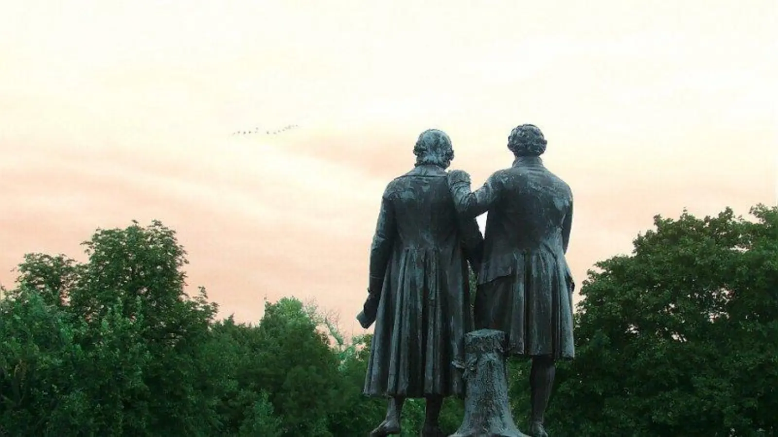 Goethe und Schiller: die Größten der klassischen Balladendichter. (Foto: Aug)