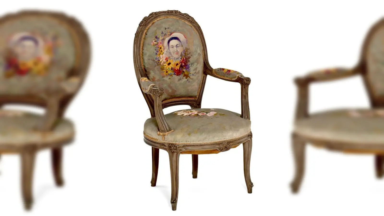 Sessel aus dem Salon Rehns, Paris, 1916 (Les Arts Decoratifs).  (Foto: Jean Tholance)