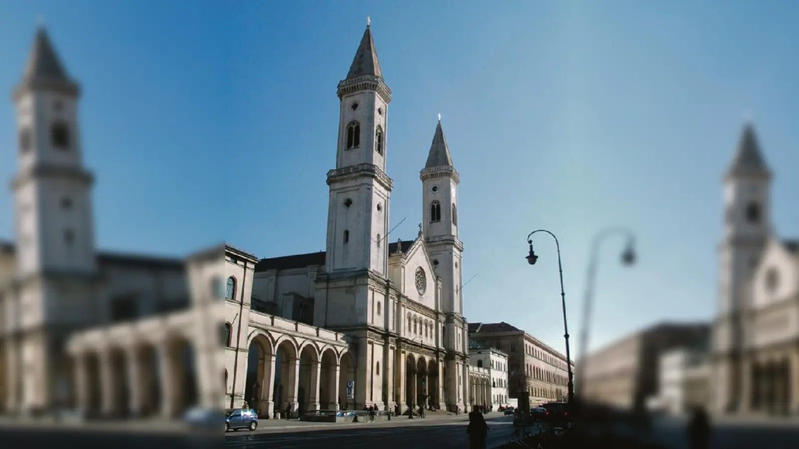 Markanter Punkt im Univiertel: St. Ludwig.	 (F: Archiv)