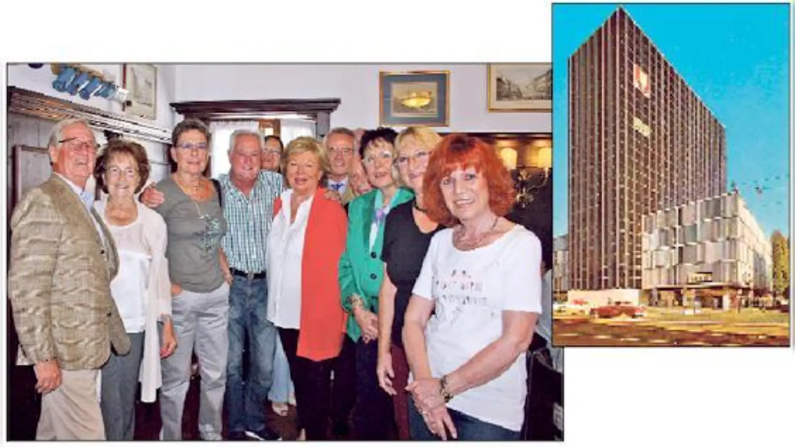 Das Hertie-Hochhaus steht schon seit 1992 nicht mehr. Die Belegschaft des Kaufhauses trifft sich aber noch heute regelmäßig zum Stammtisch.	 (Foto: js, Archiv)