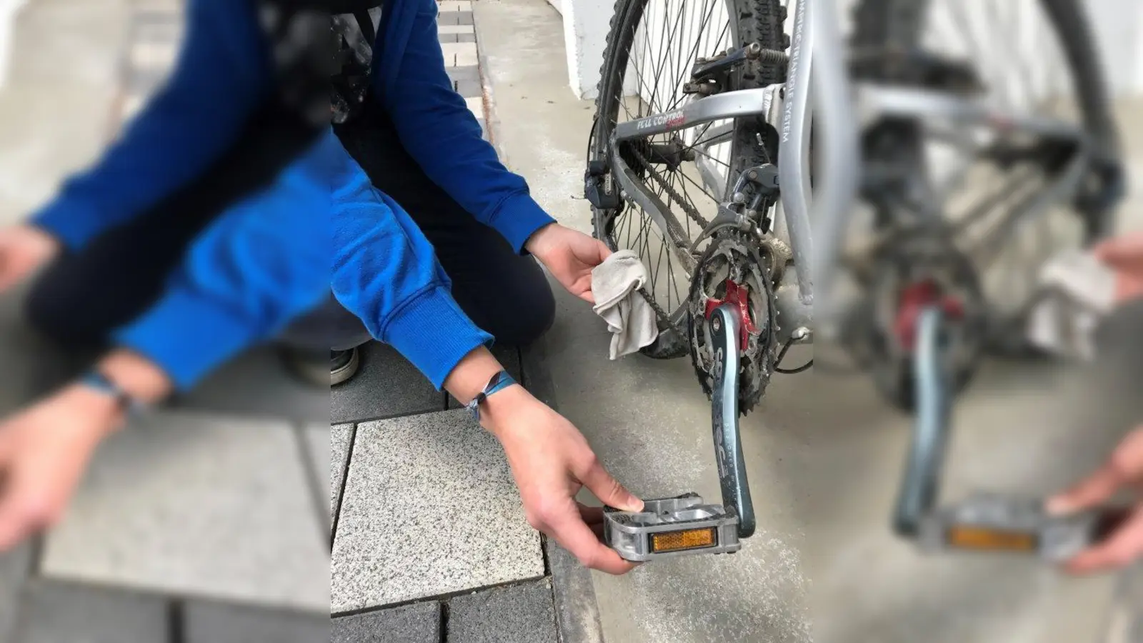 Beim Reinigen der Fahrradkette sollte darauf geachtet werden, dass kein Öl an die Felgen kommt. (Foto: ADFC München)