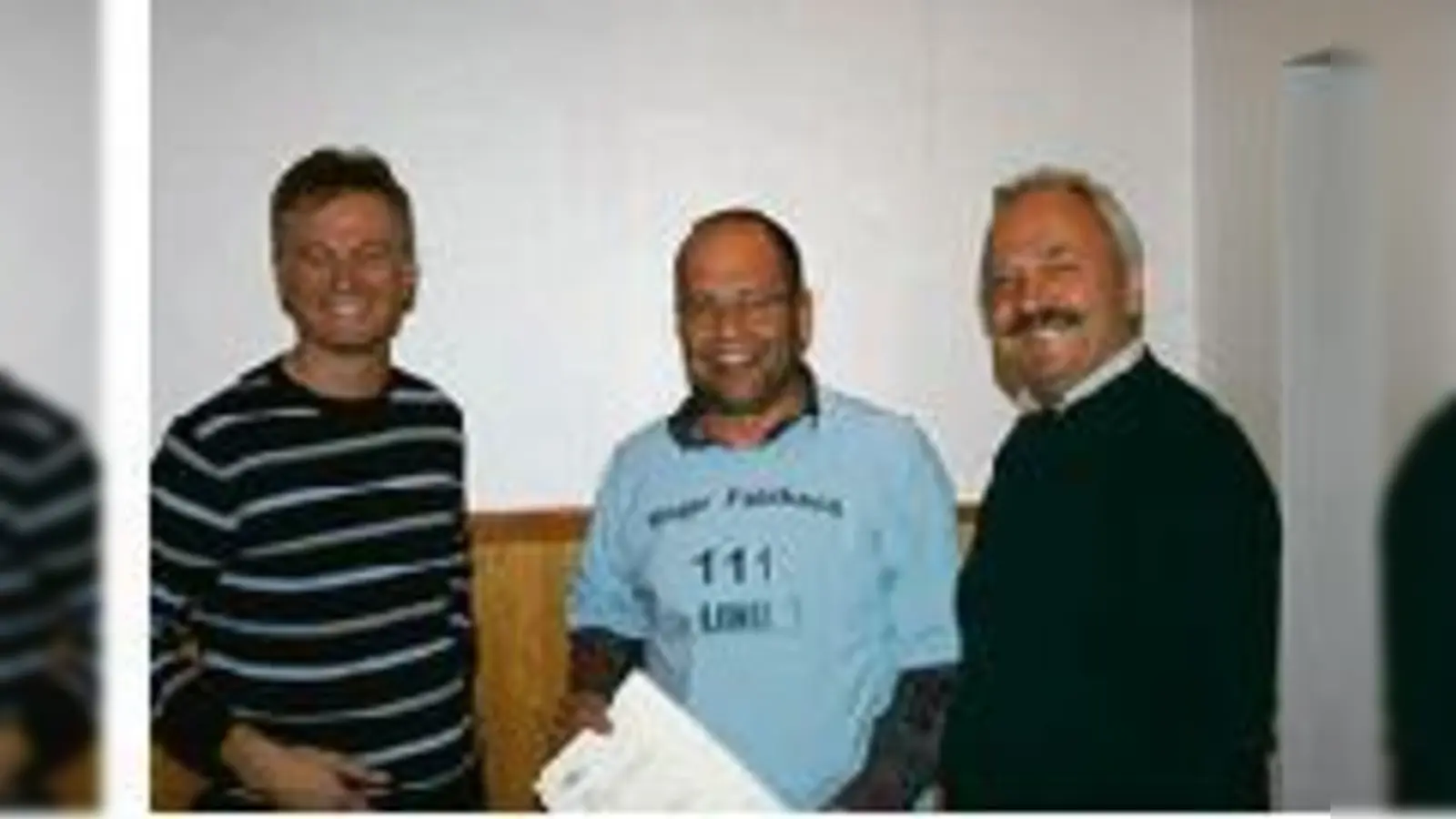 Am 11. November: 111. Mitglied der »Linie 1« feierlich begrüßt. (Foto: VA)