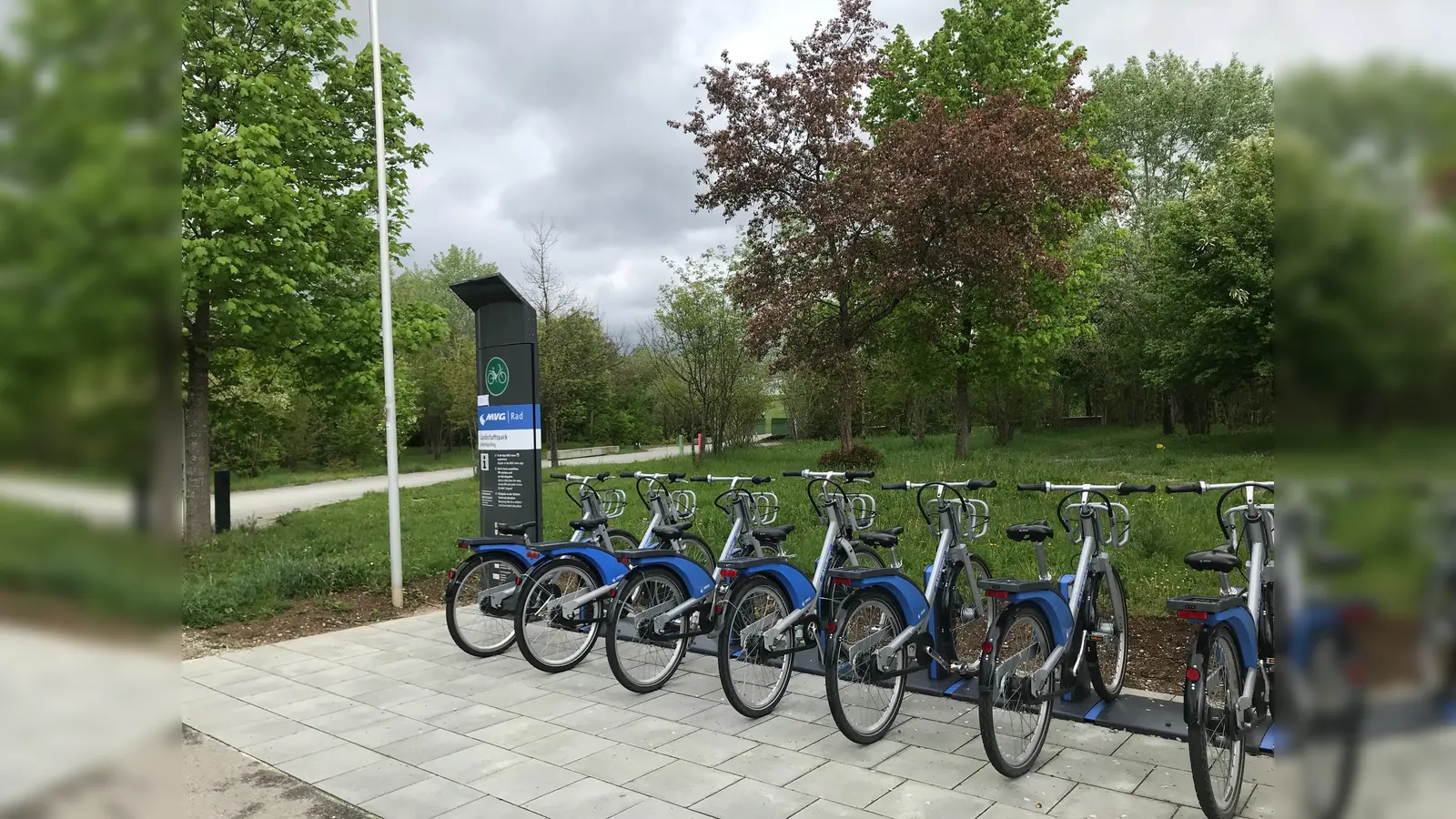 Mit dem MVG-Rad kann man ab sofort von Harlaching aus viele attraktive Ziele im Landkreis München erreichen, unter anderem den Landschaftspark in Unterhaching. (Foto: hw)