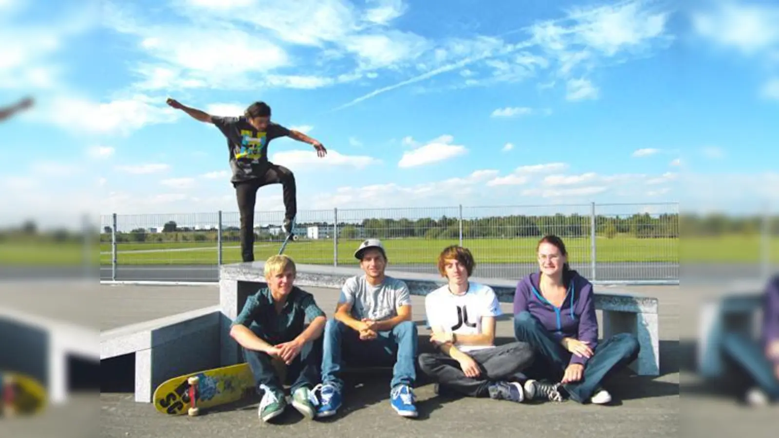 Sozialpädagogin Verena Reichel und einige der engagierten Jugendlichen, die an der Planung maßgeblich beteiligt waren.	 (Foto: hw)