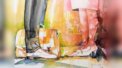 Dieses Werk stammt von Lydia Böhm und ist in der Ausstellung „Watercolors” zu sehen. (Foto: Böhm)