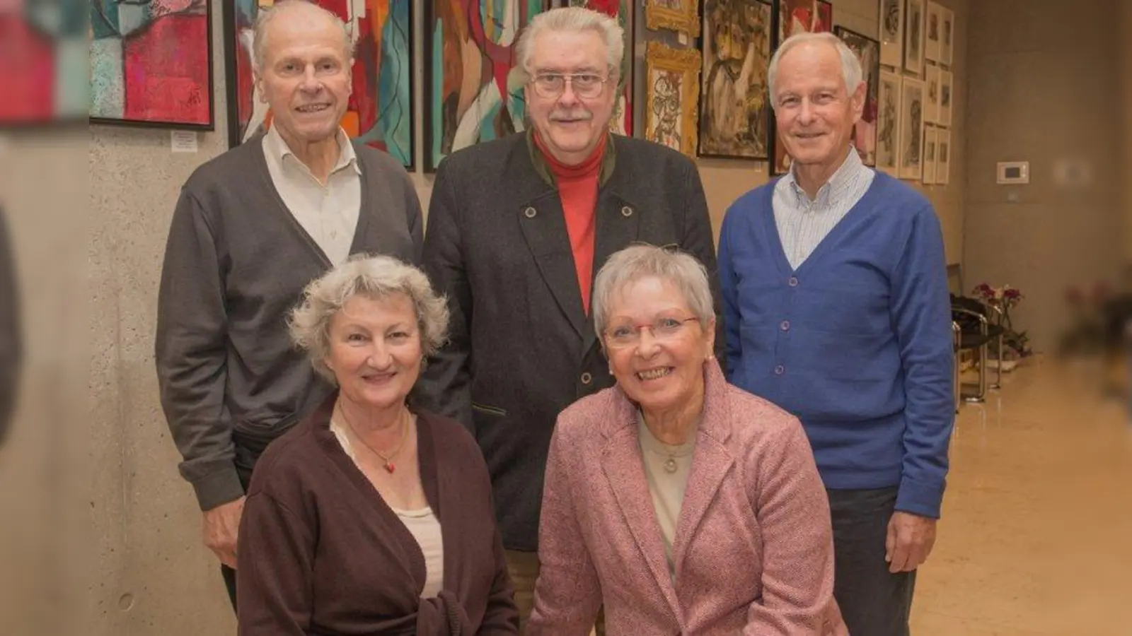 Der Seniorenbeirat: Dr. Jürgen Hansen, Magdolna Schadt, Burkhard Siewert, Mia Schmidt und Dieter Reinauer (von links). (Foto: Gemeinde Herrsching)