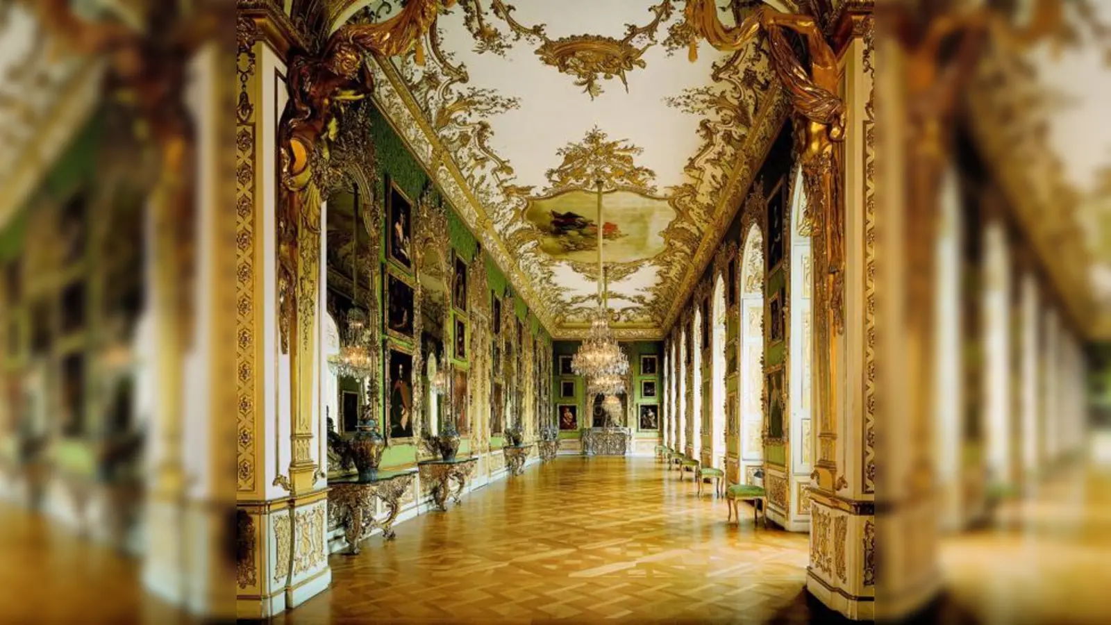 Frisch eröffnet: Die Grüne Galerie in der Residenz.  (Foto: Bayerische Schlösserverwaltung, München)