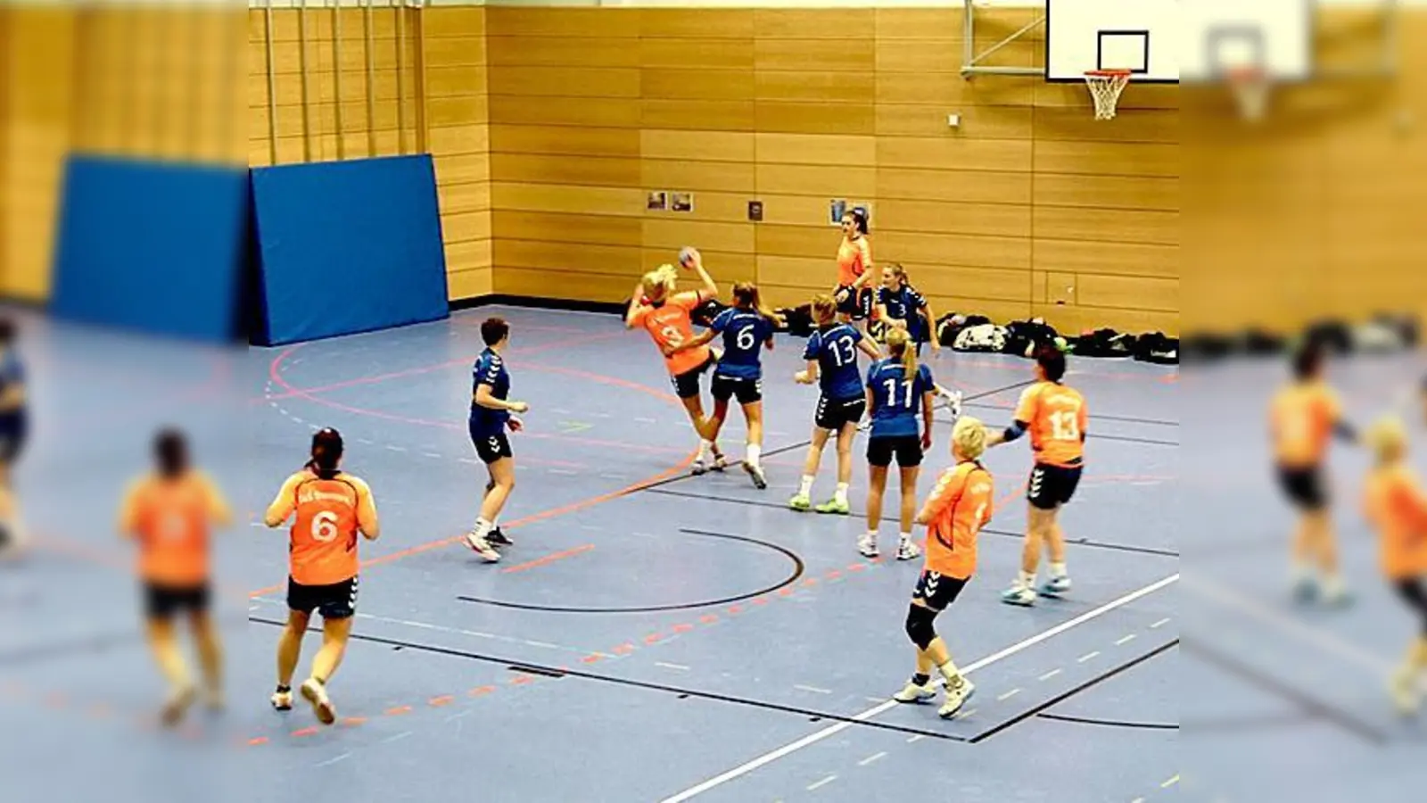 Die Handball-Damen II des SV-DJK Taufkirchen bezwangen den TuS Traunreut.	 (Foto: VA)