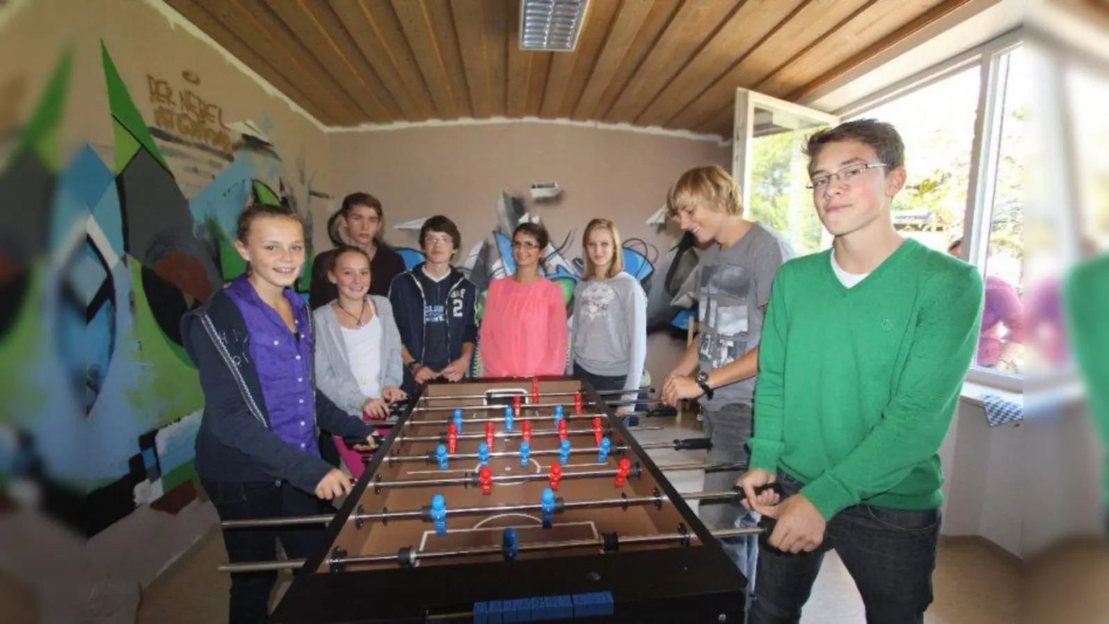 Das Jugendtreff „Krail In” hat einiges zu bieten: Spieleabende, Kicker- und Beachvolleyballturniere und vieles mehr. Jugendliche von 12 bis 18 Jahren sind herzlich willkomen (Foto: US/Archiv)