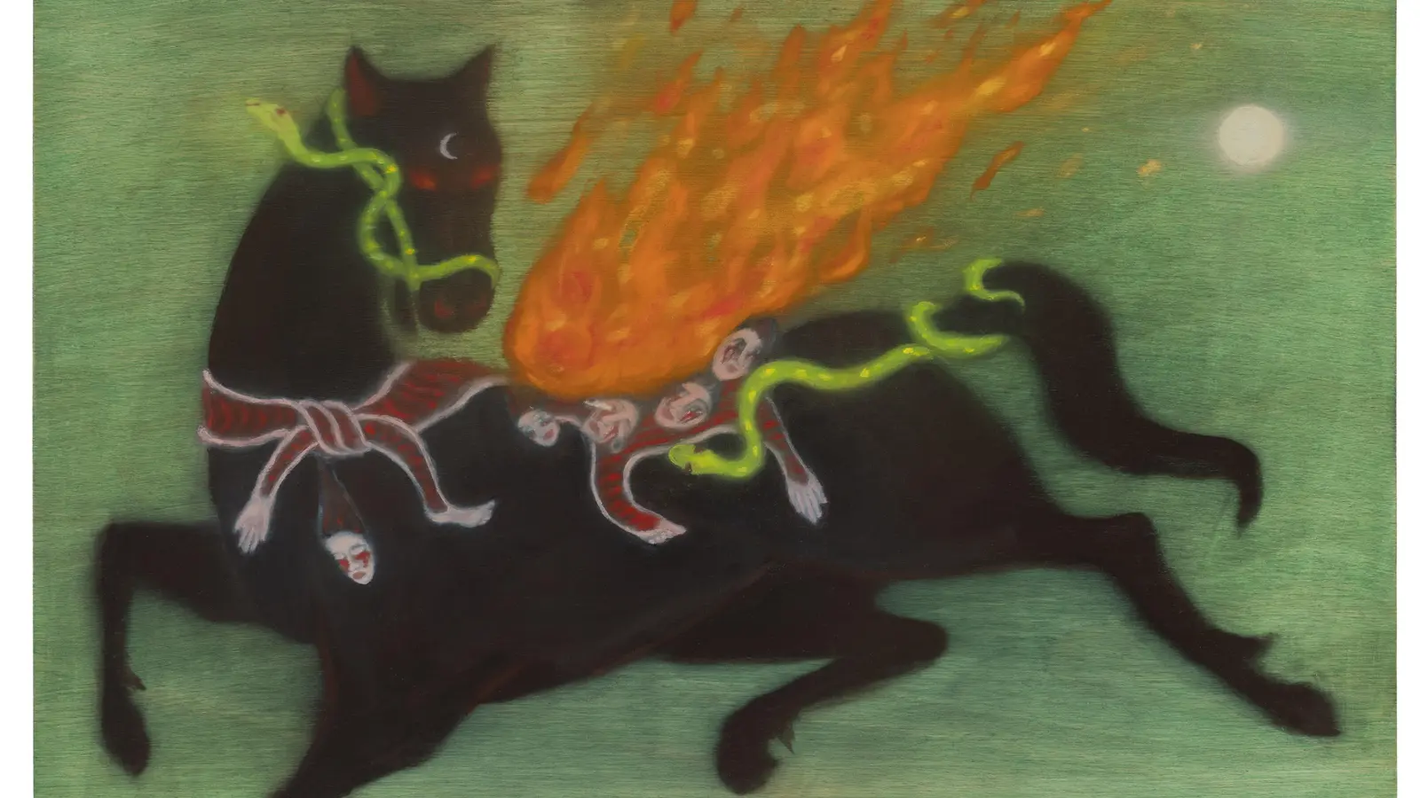 „Wind Horse” heißt dieses Werk der aus der Mongolei stammenden Künstlerin Javkhlan Ariunbold. (Foto: Javkhlan Ariunbold)