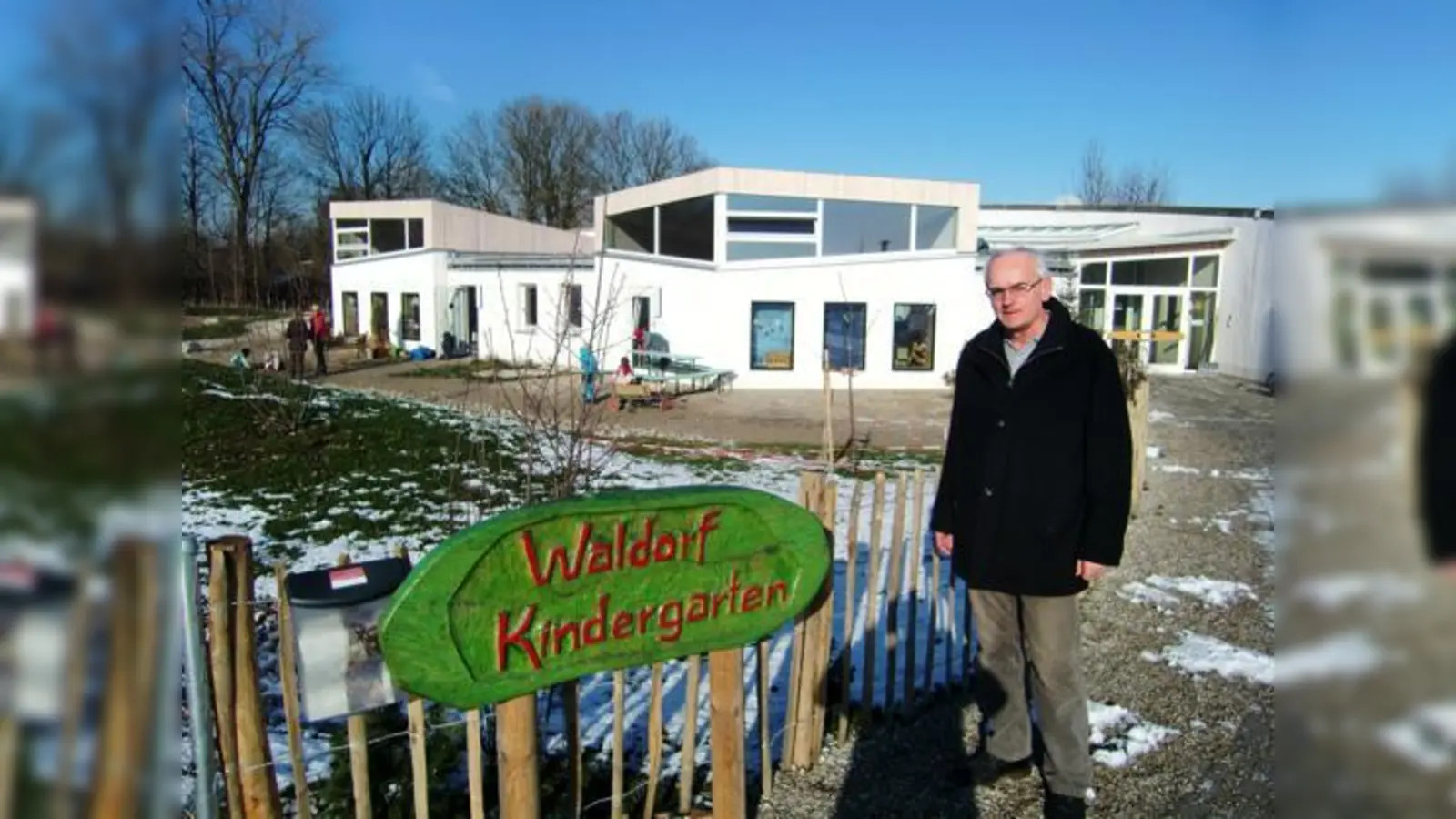 Der Waldorfkindergarten mit Krippe hat im letzten Herbst eröffnet. Otto Hirschbeck ist dort der ehrenamtliche Verwalter.			 (Foto: ikb)