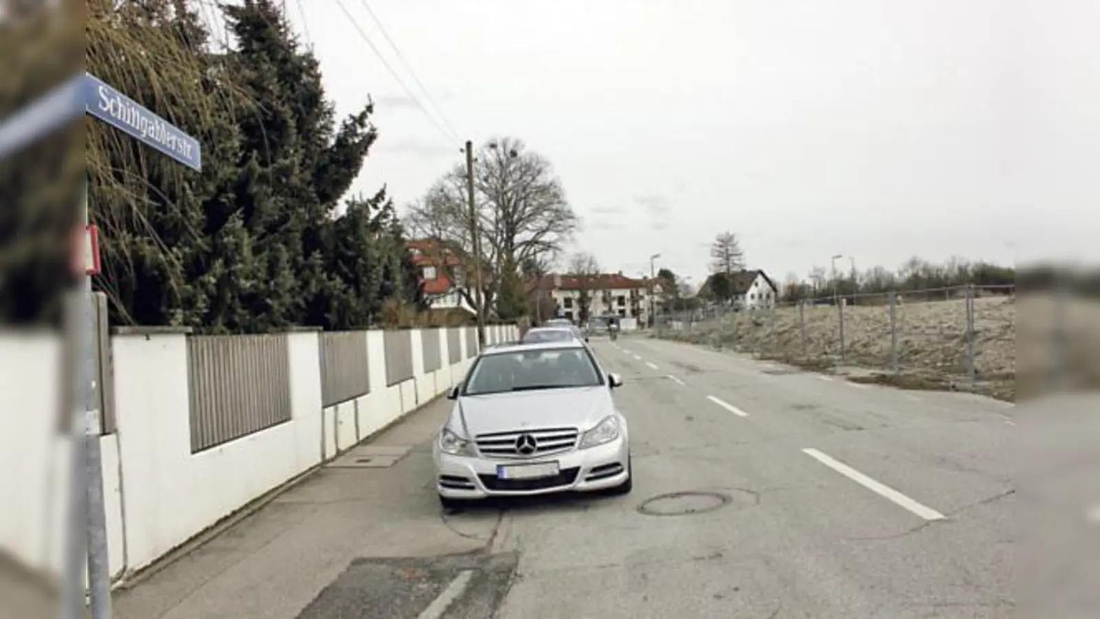 Heute ist die Schittgablerstraße eine Sackgasse. Verkehr gibt es nur noch wenig. Ganz anders war das noch vor fünf Jahren.	 (Foto: ch)