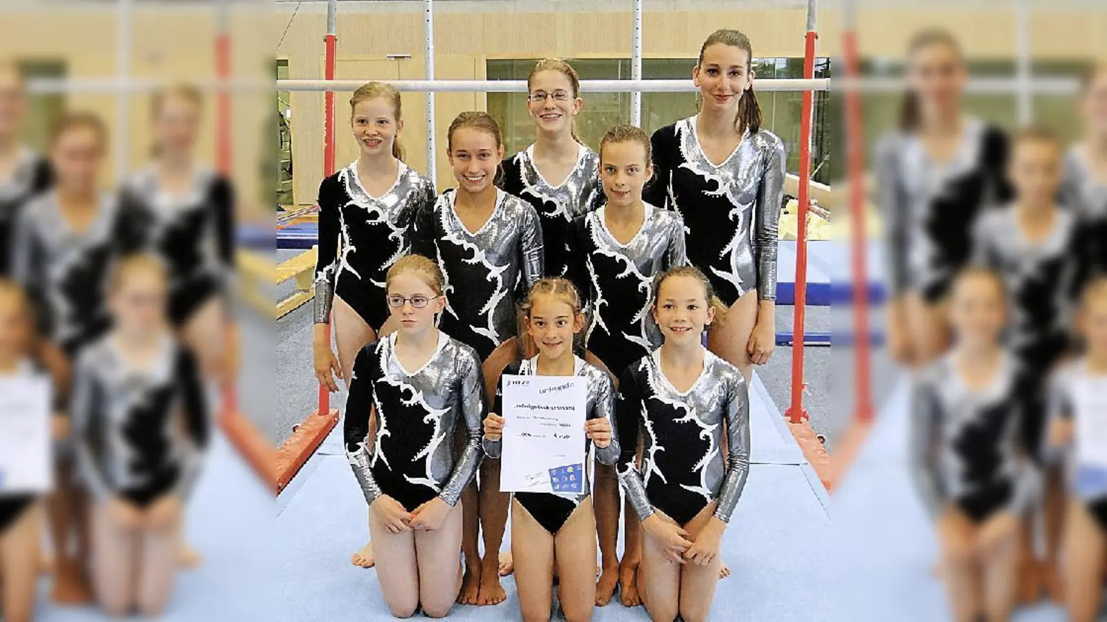 Die Schülerligamannschaft des TSV Unterföhring schaffte bei ihrem ersten Liga-Wettkampf auf Anhieb den vierten Platz.	 (Foto: Verein)