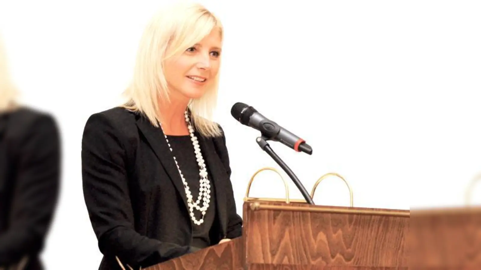 »Nicht akzeptabel!« Wenn Umweltministerin Ulrike Scharf so grimmig schaut, meint sie es ernst.	 (Foto: kw)