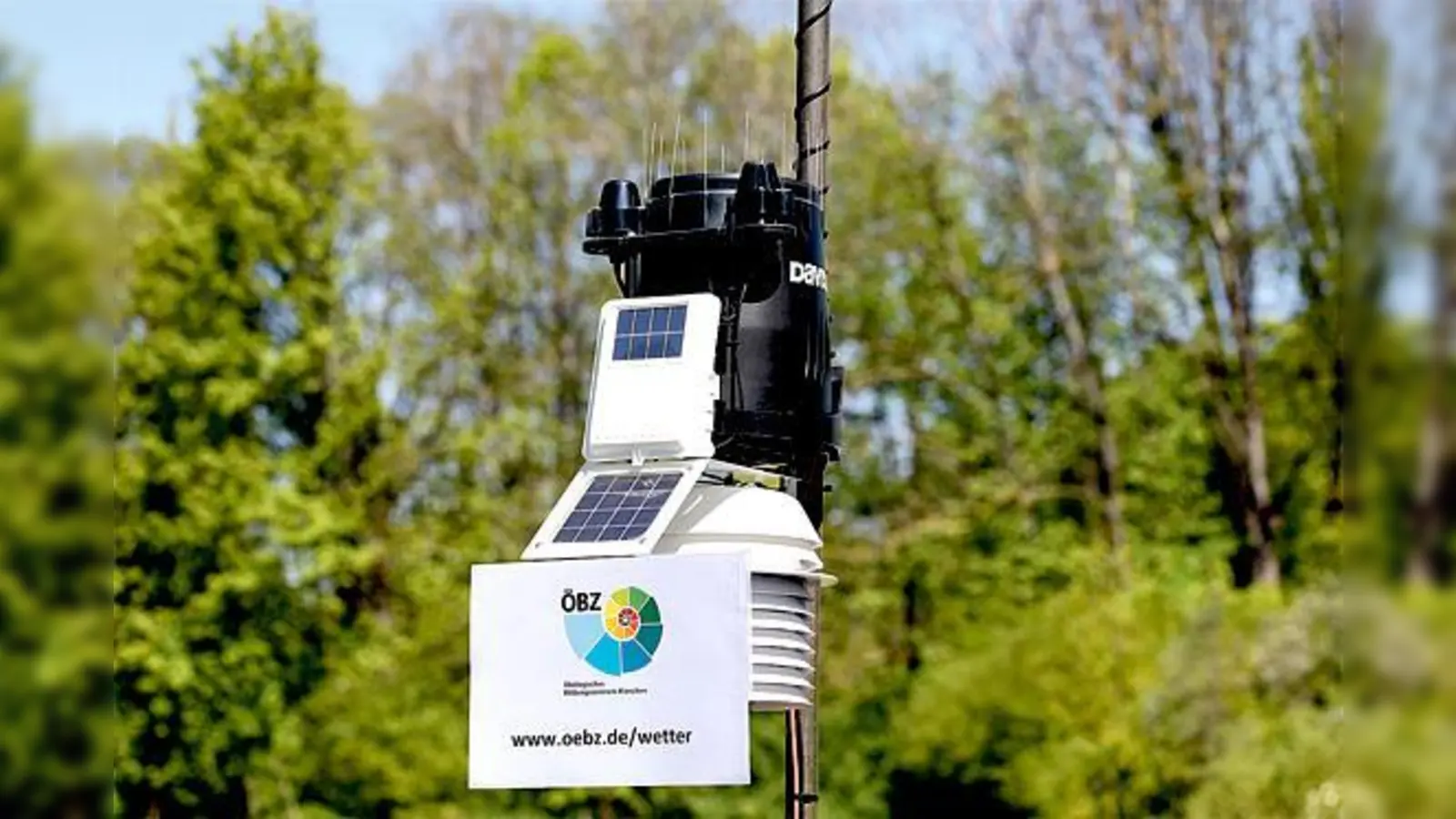 Das Ökologische Bildungszentrum (ÖBZ) betreibt im Münchner Osten seit Neuestem eine eigene  Wettermessstation..	 (Foto: ÖBZ)