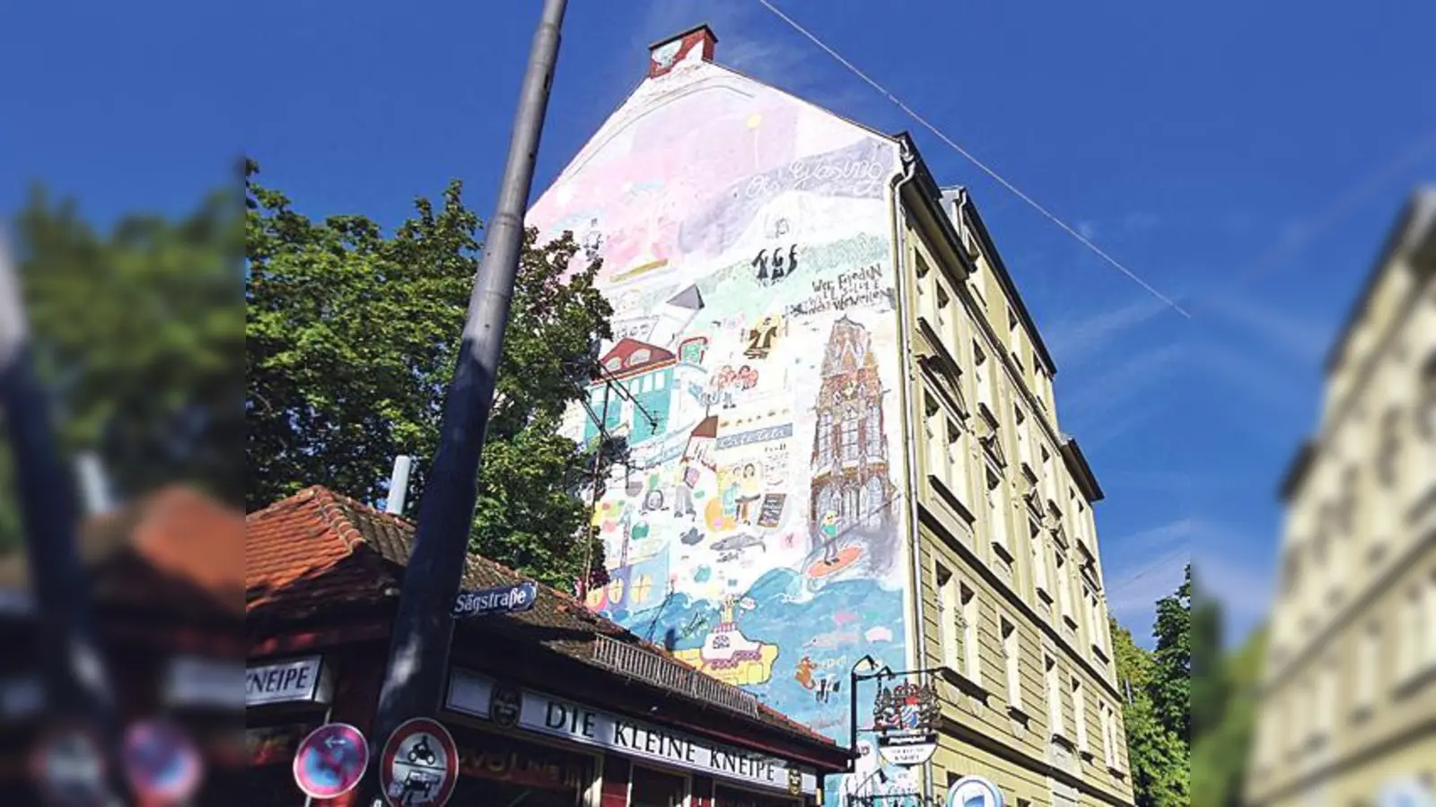 Bei den Stadtteilführungen kann man Giesing und Harlaching von unbekannten Seiten erleben. 	 (F: VA)