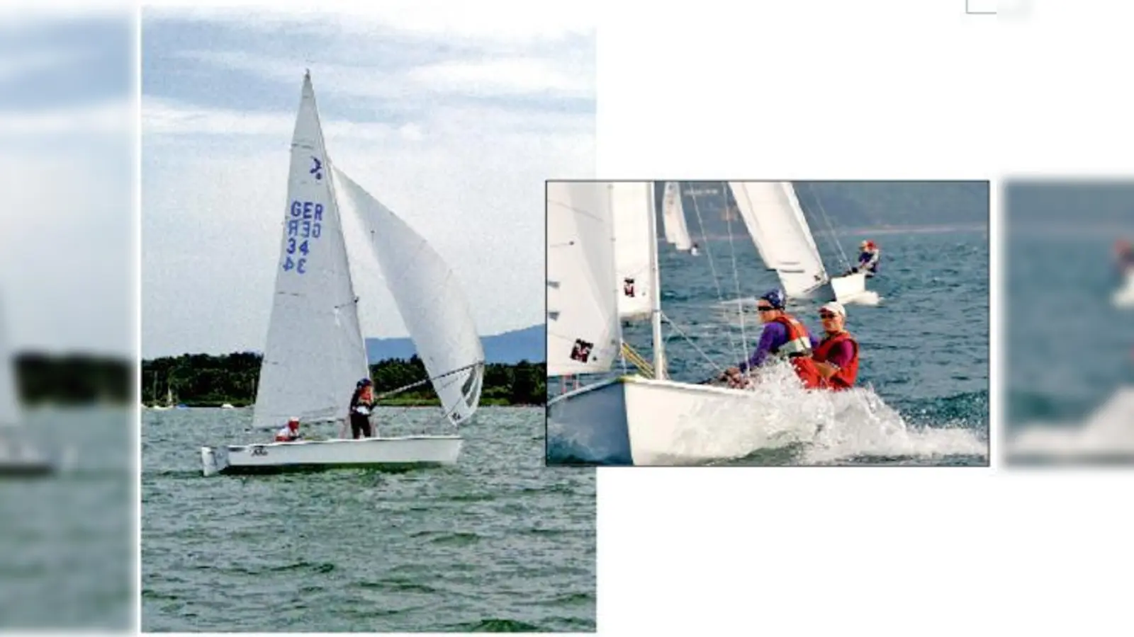 Christian Huber und  Sarka Prochackova sind »Bayerns Beste« in ihrer Schiffsklasse.	 (Fotos: VA)