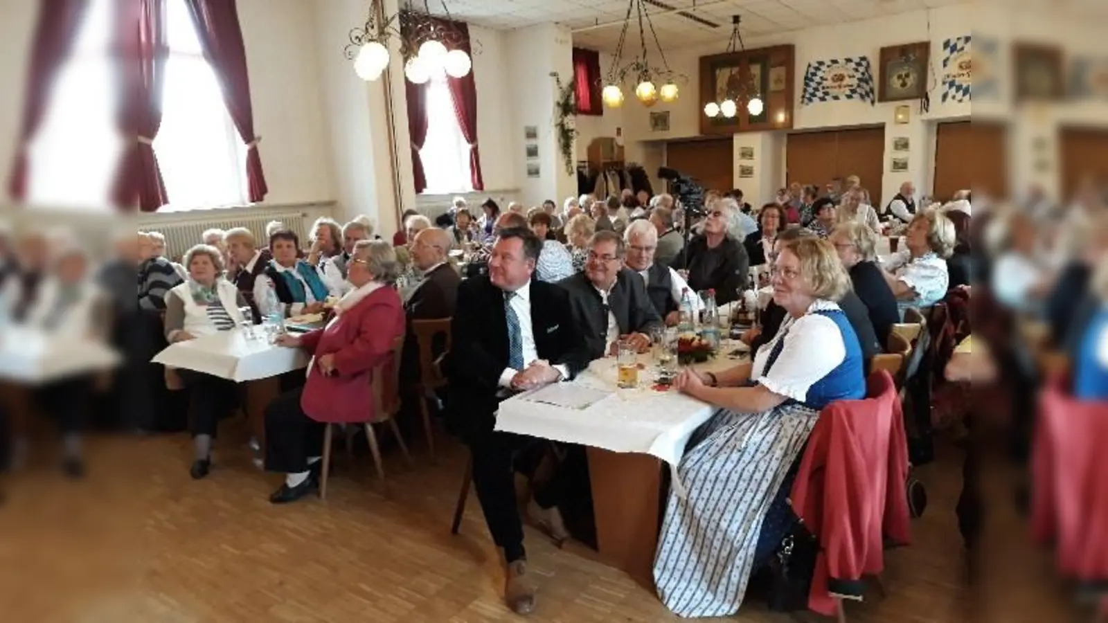 Der Versammlungssaal ist bei großen Veranstaltungen gut gefüllt. (Foto: VdK Aubing)