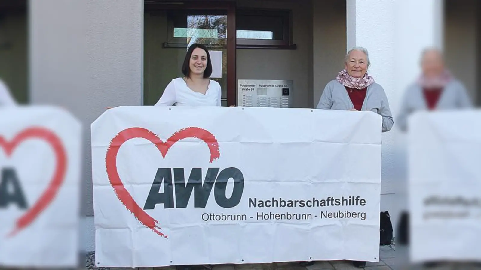Helene Nestler und Veronika Messner freuen sich über die Eröffnung des neuen Büros der AWO-Nachbarschaftshilfe im Januar.	 (Foto: hw)