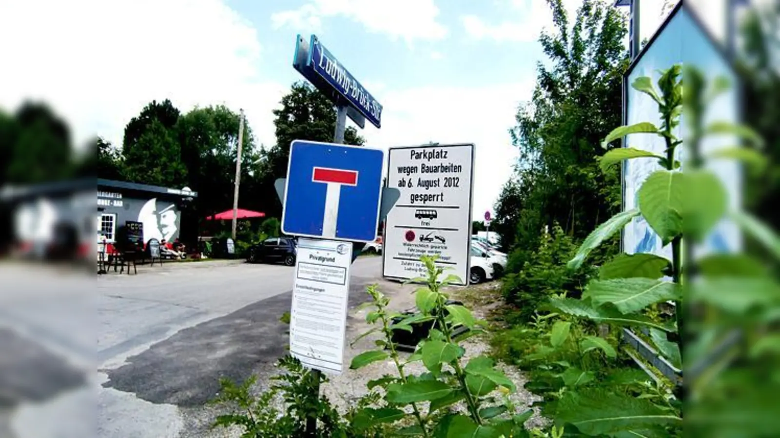 Ab Montag, 6. August, ist das Areal am S-Bahnhof Daglfing gesperrt, die Bauarbeiten für eine kostenpflichtige P+R-Anlage beginnen.     	 (Foto: hgb)