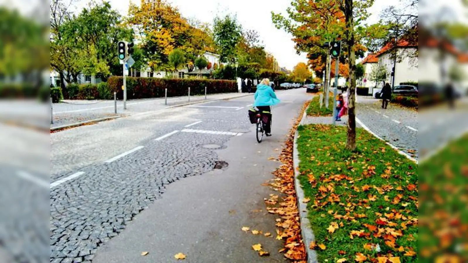 Die geplante Instandsetzung der Bahnhofstraße in Haar wurde mangels Masse in der kommunalen Kasse verschoben.	 (Foto: ikb)