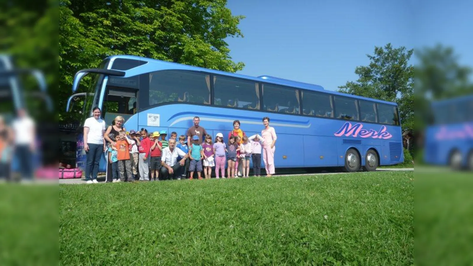 Die Kosten für die Busfahrt übernahm der Förderverein. (Foto: Kinderhaus St. Josef)
