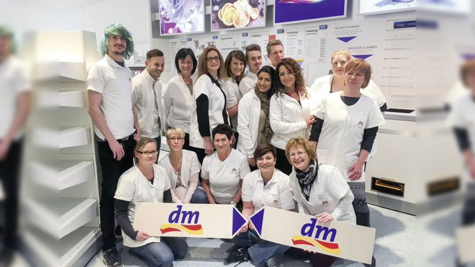 Das dm-Team in Haar hat viele Aktionen für die Wiedereröffnung vorbereitet. Am 17. Februar öffnet der dm-Markt nach dem Umbau in neuem Glanz. (Foto: dm)