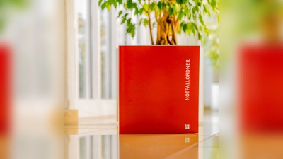 Alles was wichtig ist zwischen zwei Deckeln, das bietet der Notfallordner der Stadt Haar. (Foto: Stadt Haar)