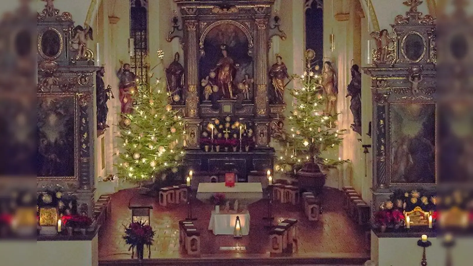 St. Quirin zur Weihanchtszeit (Foto: Klaus Bichlmayer)