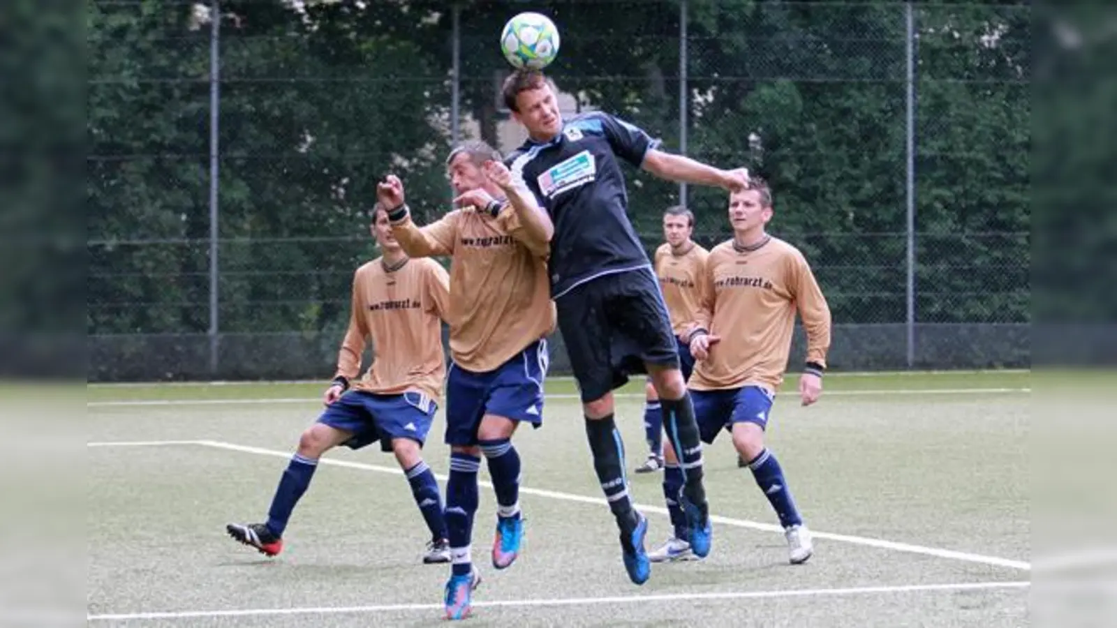 Auch am Ende obenauf: die Löwen-Amateure.  (Foto: A. Wild)