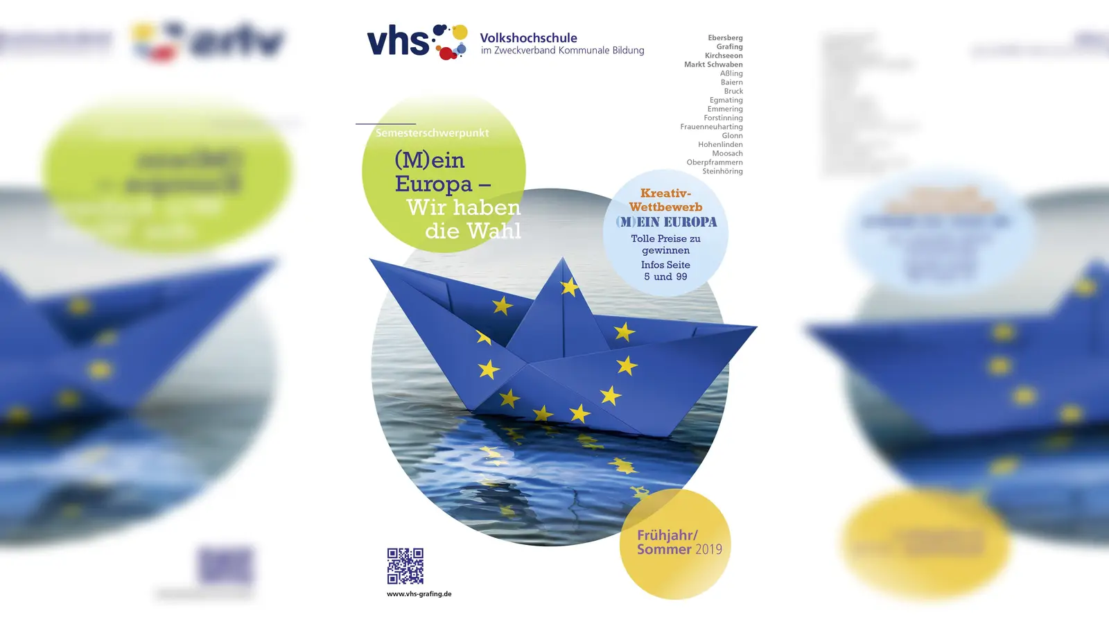 Das Programmheft wird seit letztem Samstag an alle Haushalte im Einzugsgebiet verteilt. (Foto: VHS)