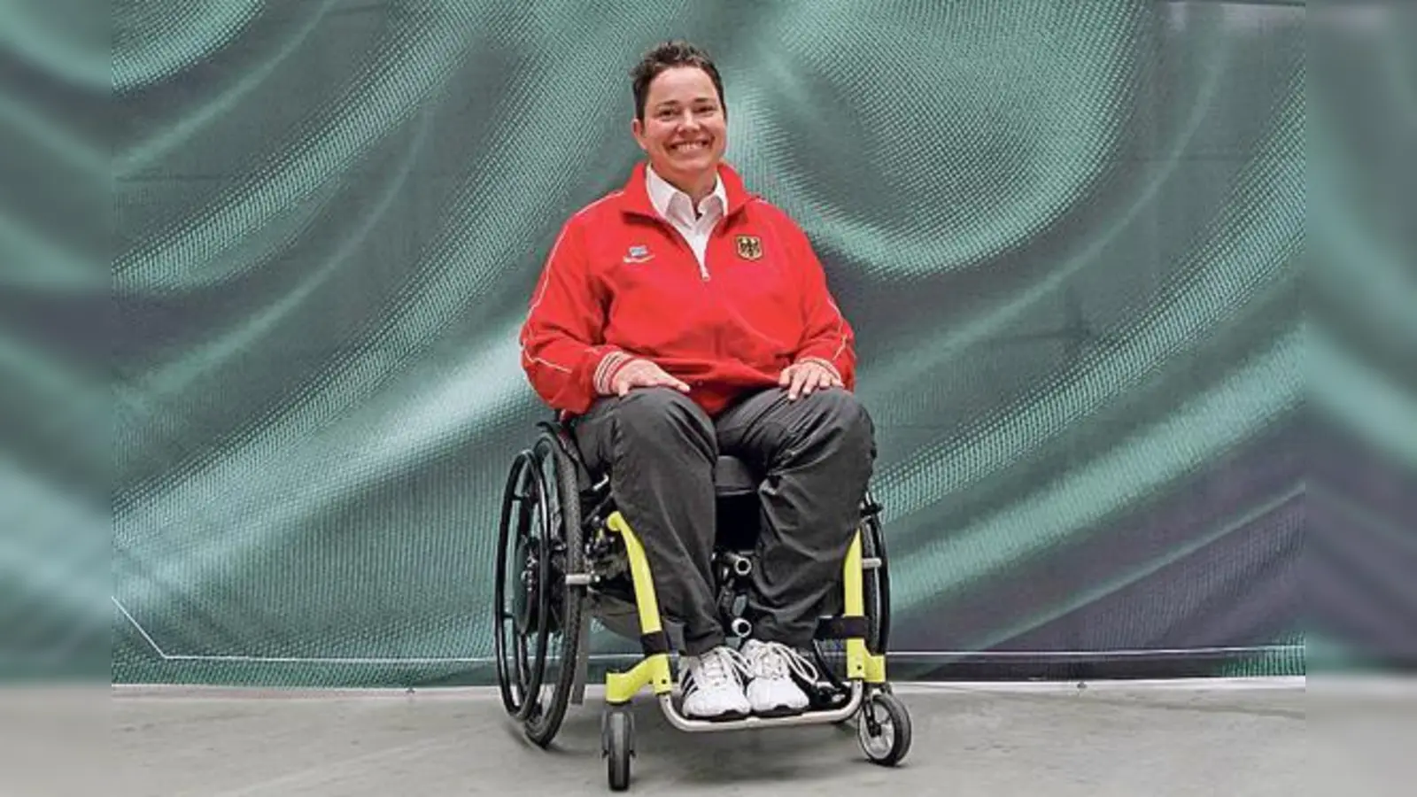 Birgit Kober macht Fortschritte. Die Leichtathletin wirft und stößt inzwischen im Stehen.	 (Foto: Verein)