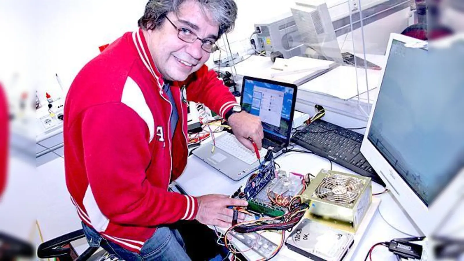 José Gonzalez ist fast immer gut gelaunt  seine Arbeit bei Anderwerk hat eine für ihn schwierige Zeit beendet.	 (Fotos: cr)