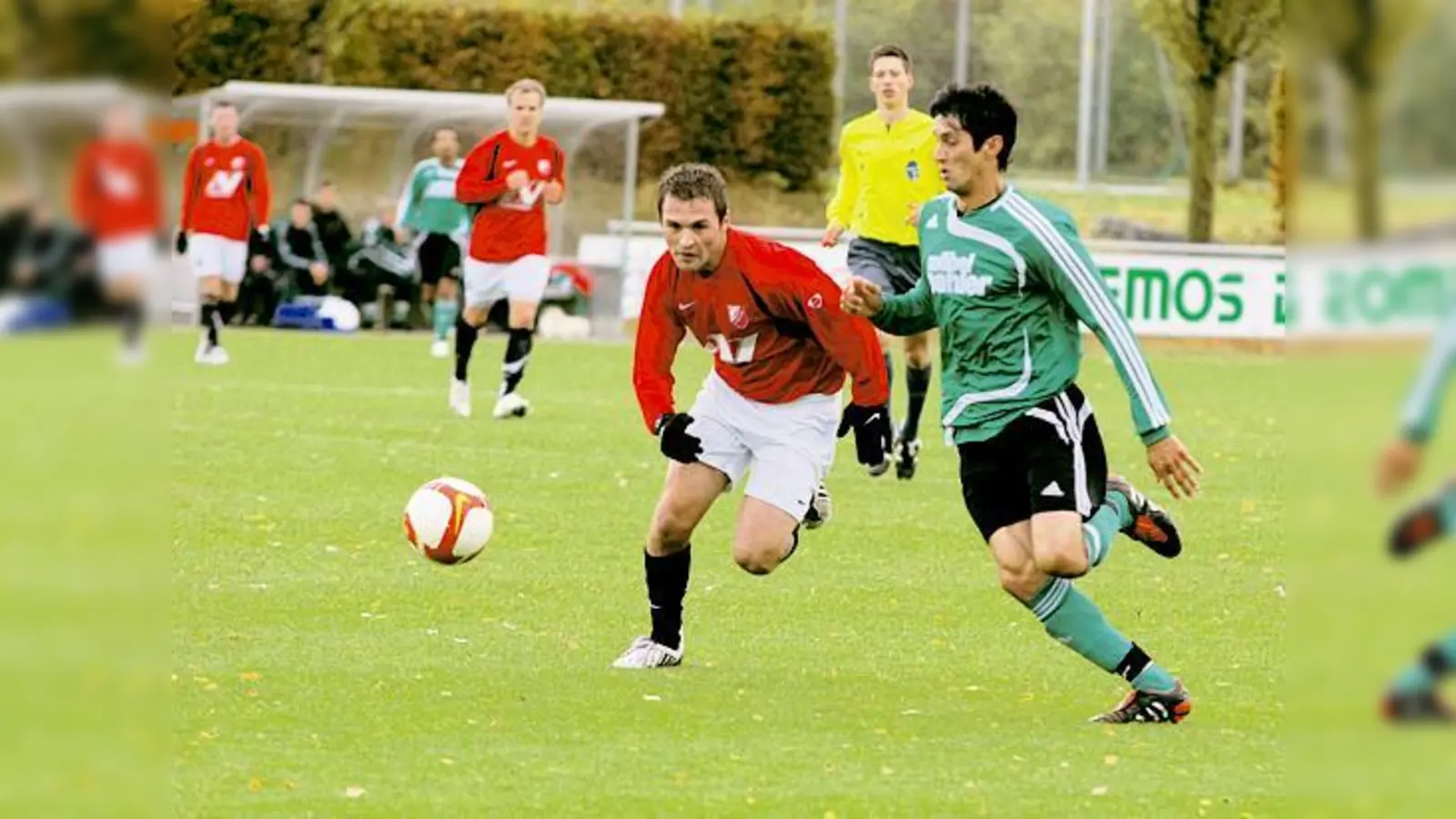 Und wieder die Tormaschine: Orhan Akkurt machte seinen 21. Treffer mit dem 1:0 gegen Schwabmünchen.	 (Foto: Nico Bauer)