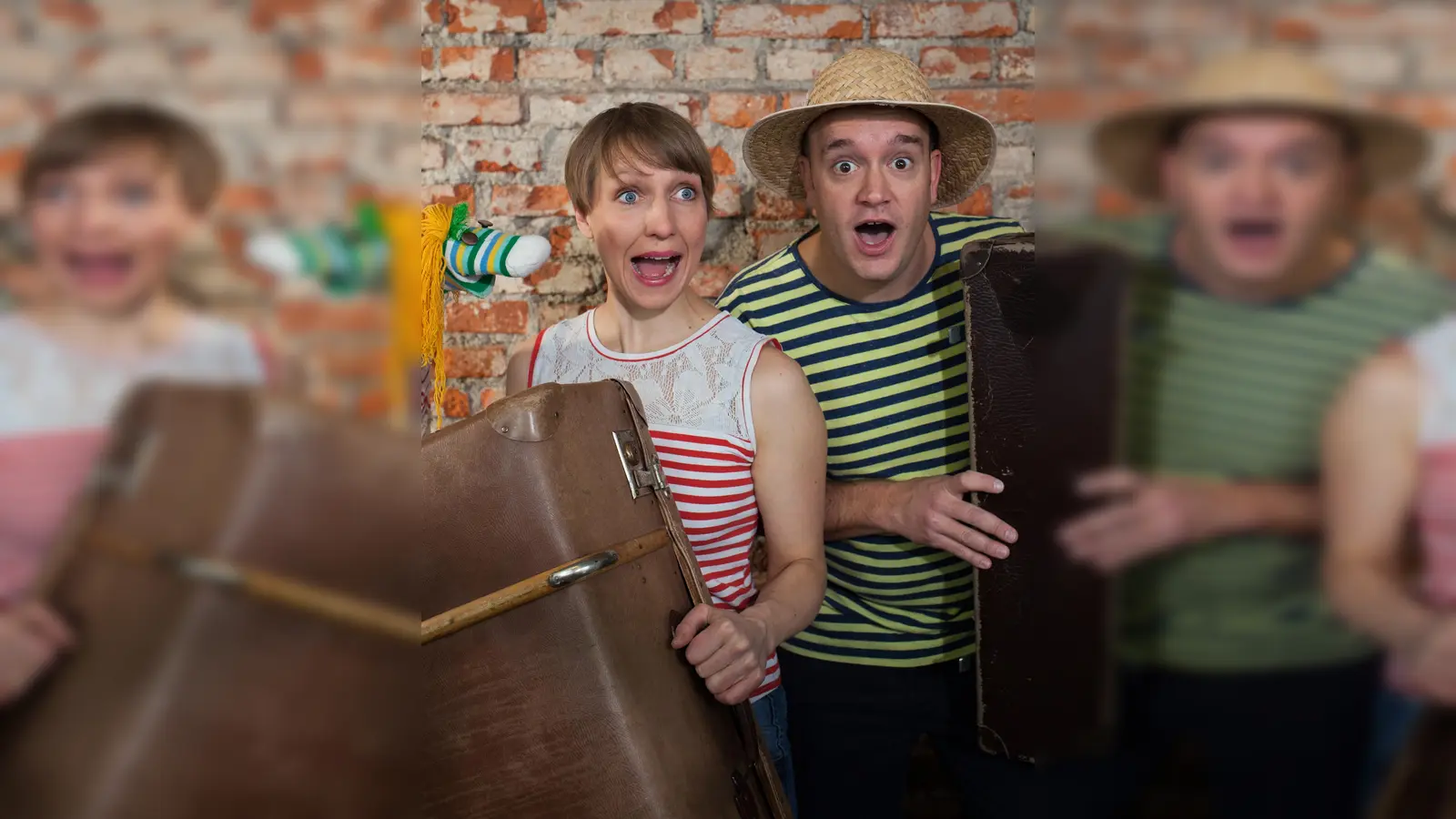 Das Mitspinntheater für Kinder und zwei Ringelsocken - fantastsich, frech und frei erfunden. (Foto: VA)