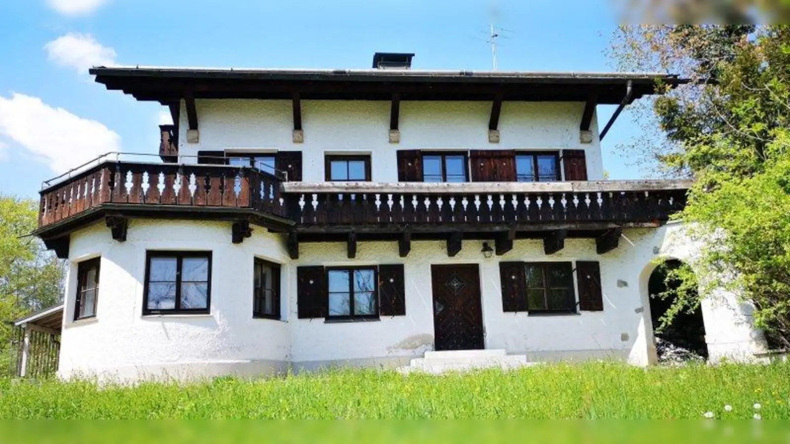 Die in den 30er Jahren von Albers umgebaute Villa entspricht noch „in weiten Teilen” dem Landhaus von 1865. (Foto: Fuchsberger)