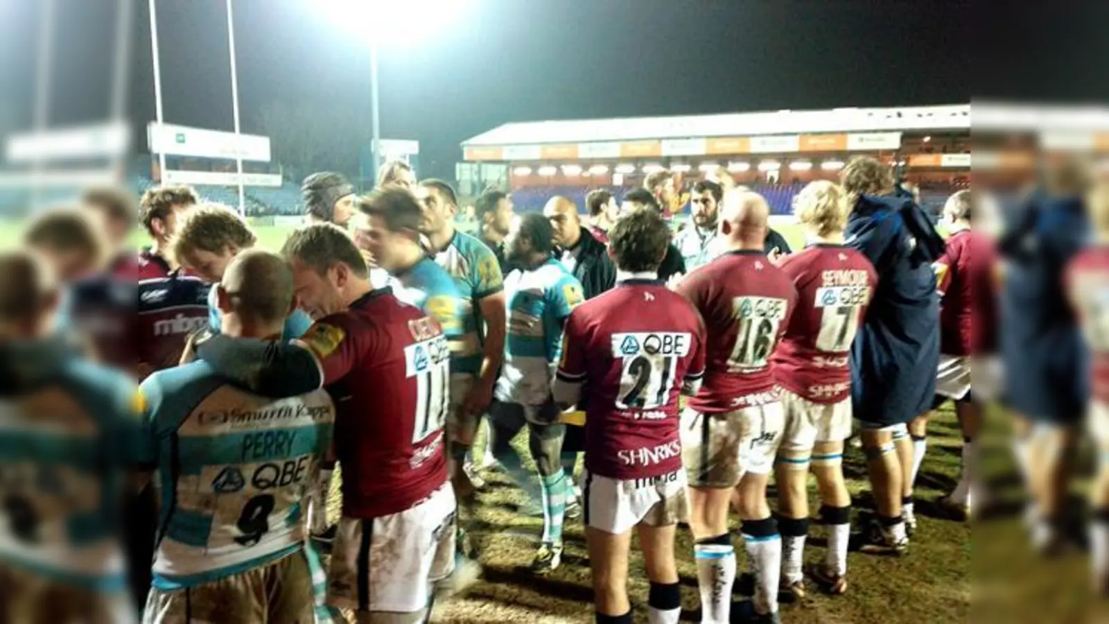 Vor und nach dem Spiel sind alle Kumpels. Dazwischen wird hart gekämpft.	  (Foto: phil)