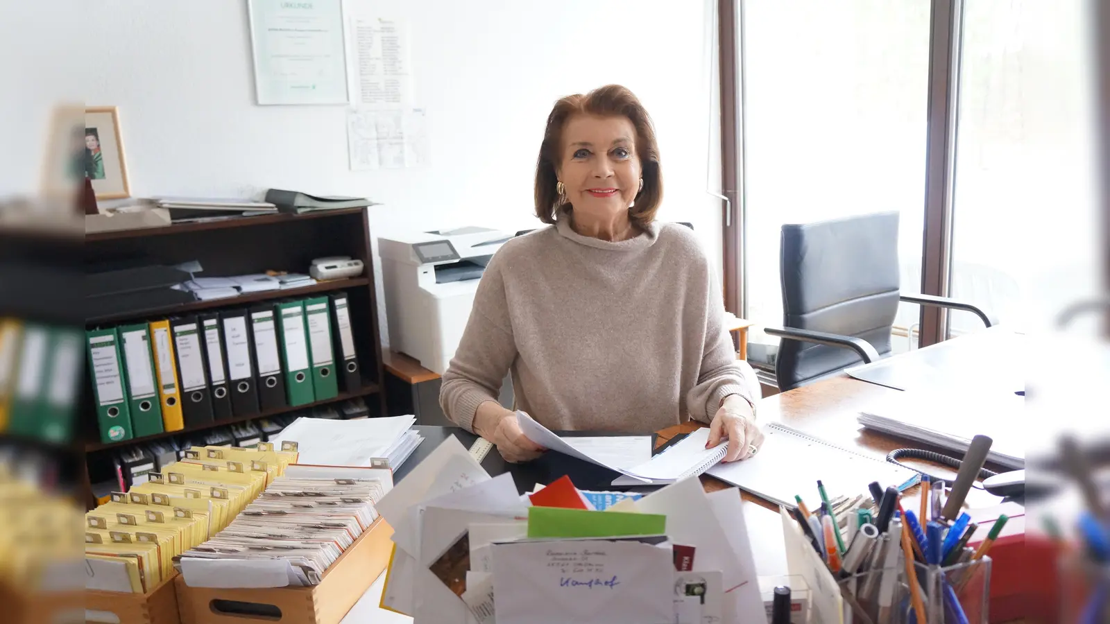 Die Gründerin der Justin-Rockola-Soforthilfe, Gisela Rockola finanziert dank vieler Spenden an sechs Schulen das Inside@School-Präventionsprojekt. (Foto: hw)