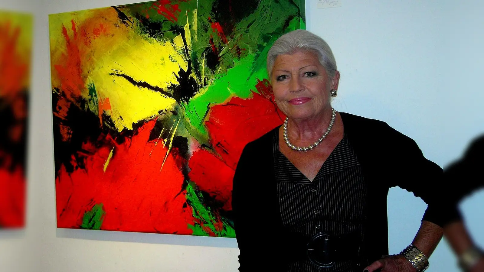 Die Baldhamer Künstlerin Renate Gerling zeigt ihre Ausstellung „Lebensfreude in Farbe”. (Foto: Gemeinde Grasbrunn)