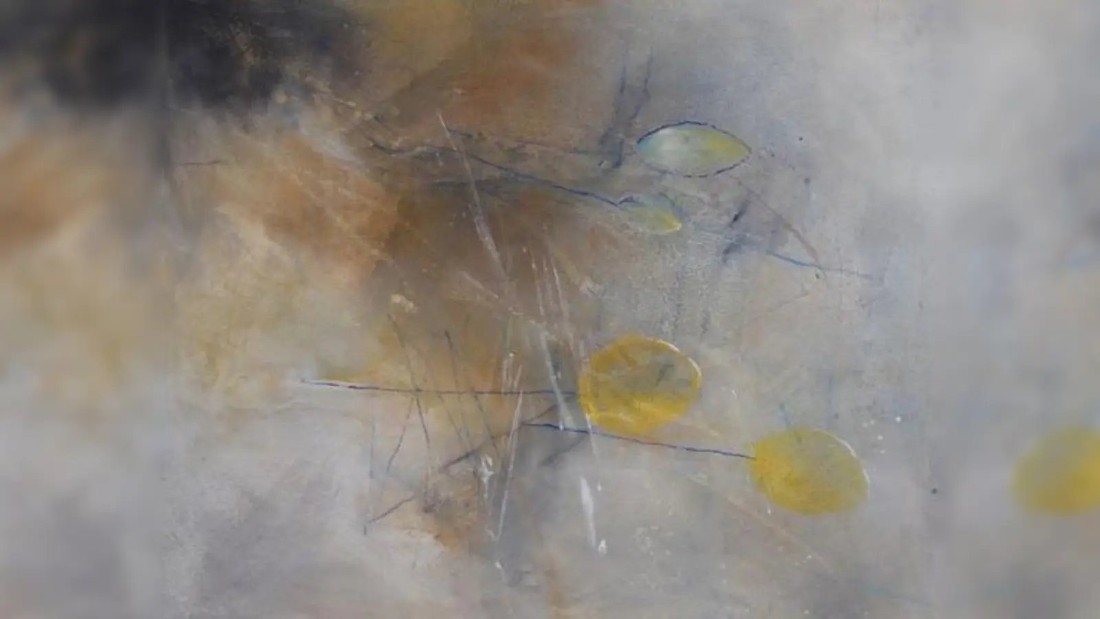 Gabriele Rodler, &amp;quot;Aufsteigend&amp;quot; (Acryl / Pigmente auf Leinwand, 100 x 80 cm). (Foto: Rod)