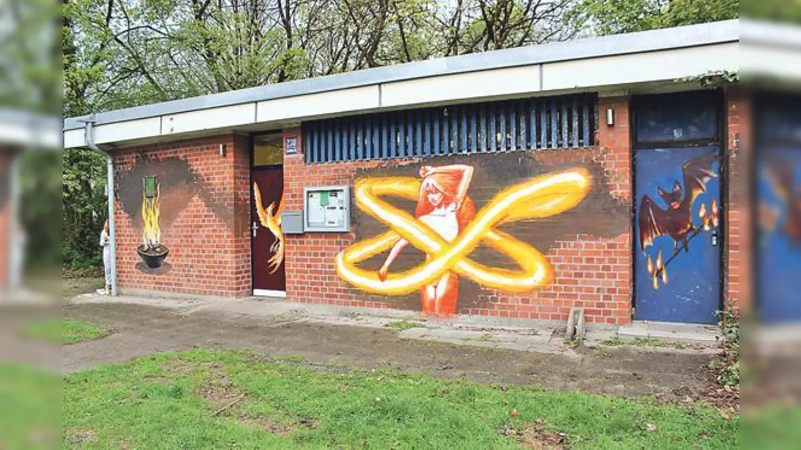 Künstlerisch anspruchsvoll: die Feuerinsel.	 (Foto: VA)