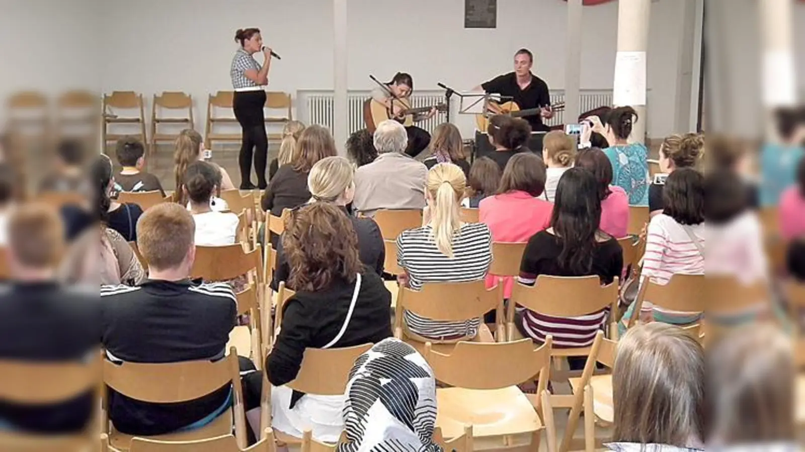 Hörgenuss für die Gäste boten das »Musikprojekt Tasso« und einige Arbeitsgemeinschaften.	 (Foto: VA)