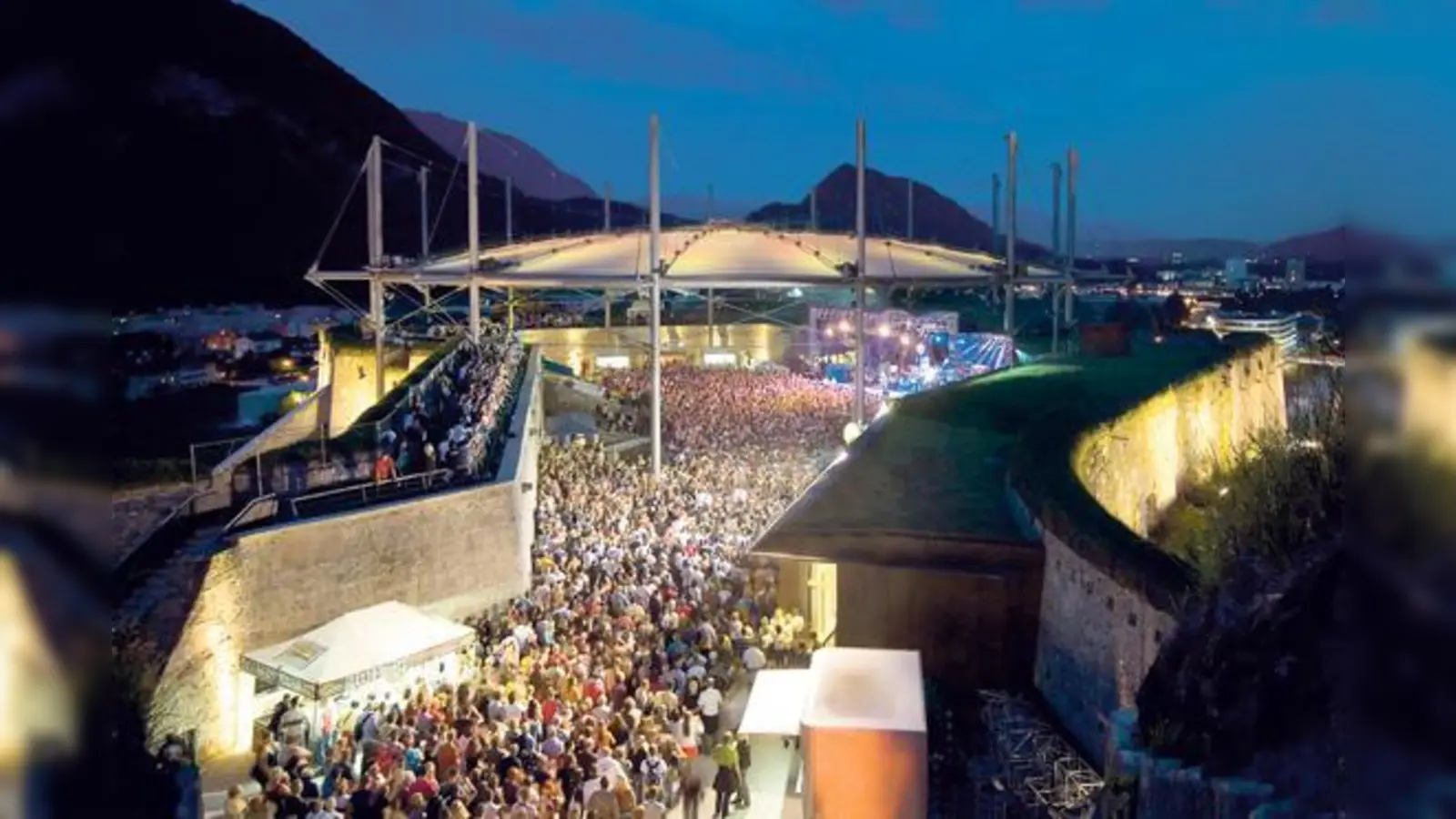 Auf der Burg in Kufstein findet vom 25. bis 26. Mai das erste Music Festival statt. 	 (Foto: Top-City Kufstein GmbH)