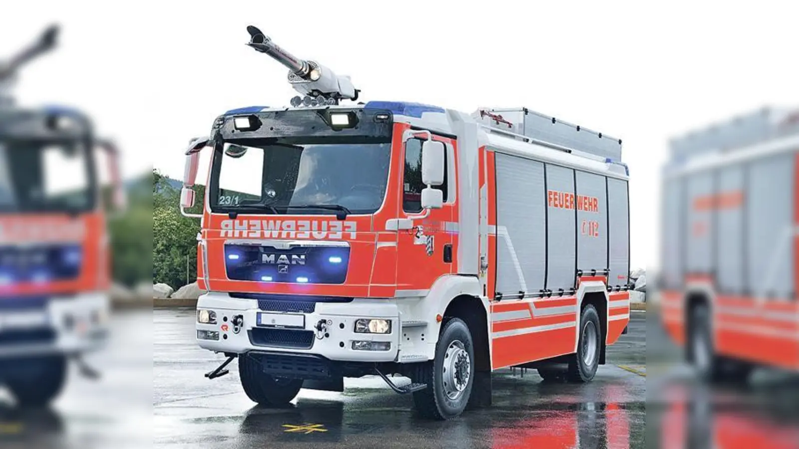 Ein Tanklöschfahrzeug 4000 soll es laut Willi Vogl für Langenpreising werden.	  (Foto: Rosenbauer/kw)