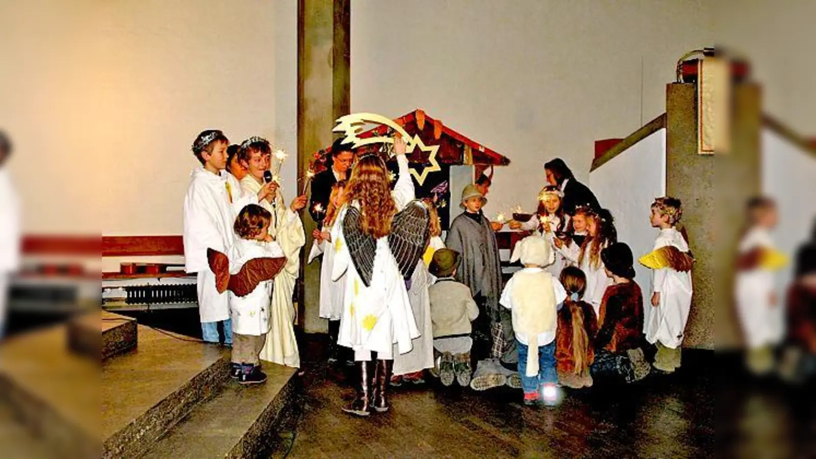 Kein Problem, wenn man die erste Probe für das Krippenspiel verpasst hat.	 (Foto: VA)