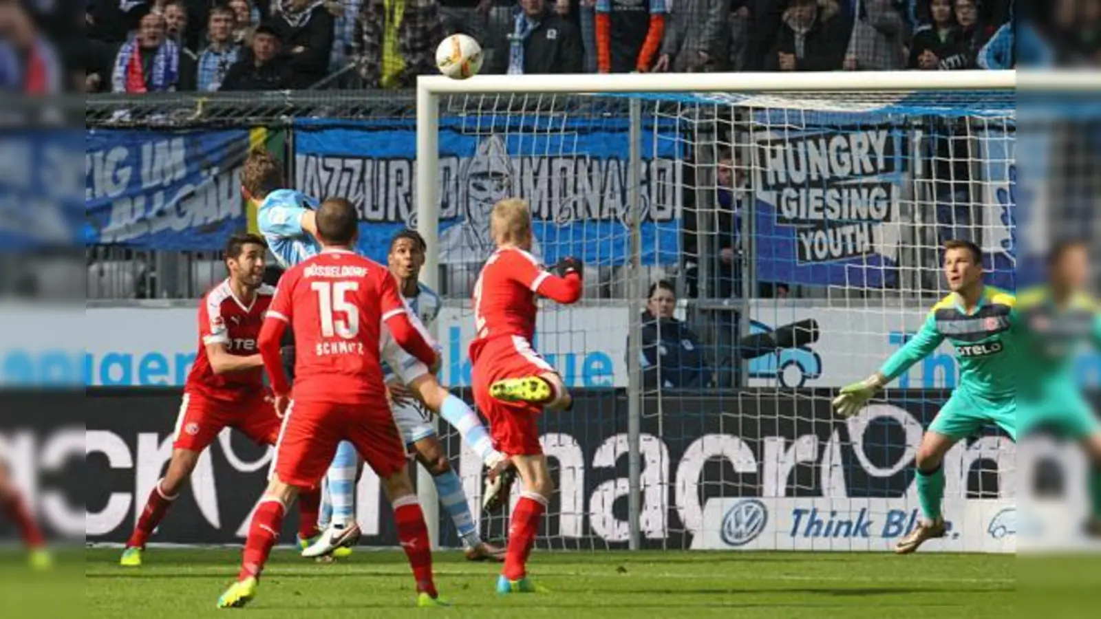 Der Mann für wichtige Tore: Kai Bülow beim 1:0.  (Foto: A. Wild)