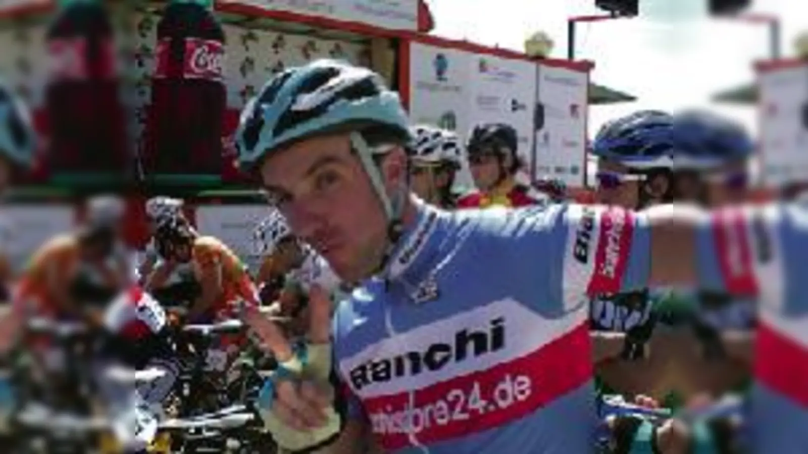 Florian Fromm hat beim Cinturón Ciclista Mallorca sichtlich gute Laune gehabt.  (Foto: Verein)